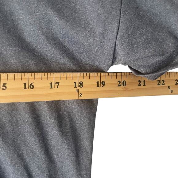 REI Women's Size Medium Heathered Blue Short Sleeve‎ Performance Outdoor Top - Picture 7 of 8